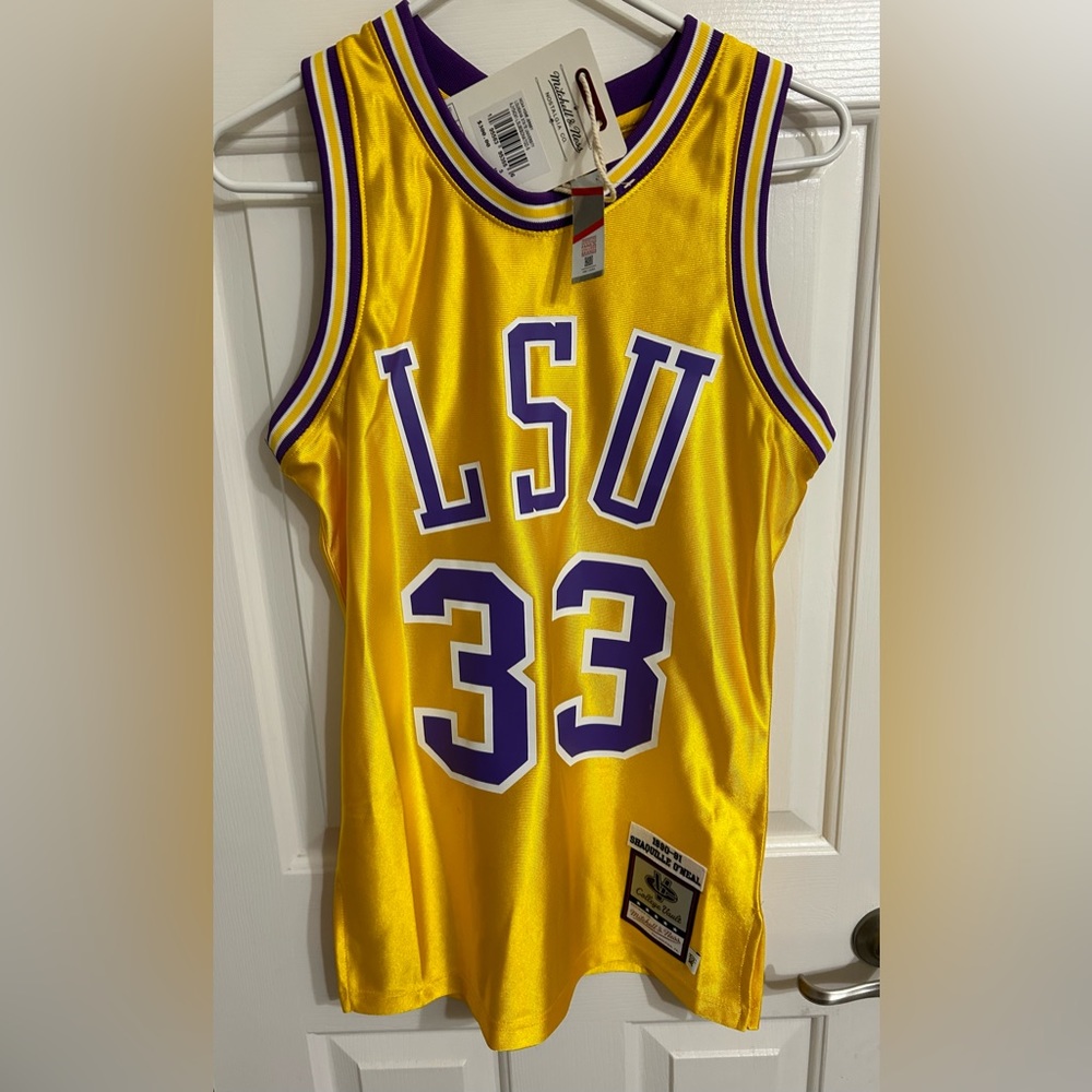 Shaquille O’Neal LSU Authentic Mitchell & Ness Jersey!